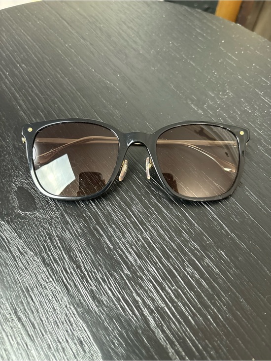 BMW Accessories - BMW Black Frame Women's Square Sunglasses with Brown Gradient Lenses